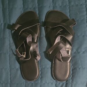 Torrid Black Strappy Sandals